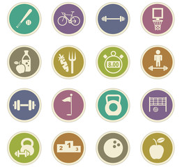 sport icon set