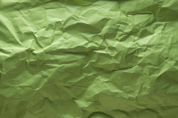 Background of colored crumpled paper shot close-up 