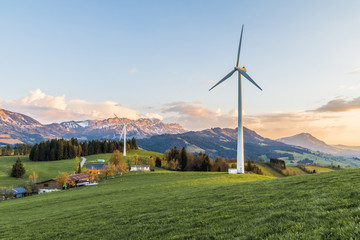Windkraftanlage Entlebuch / Bern / Schweiz