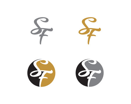 Letter S and F Logo Icon 1