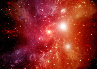 galaxy in a free space