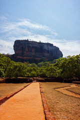 Sigiriya Lion Rock in Sri lanka