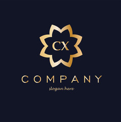 cx Letter Logo Design.Sign.Symbol.Typography