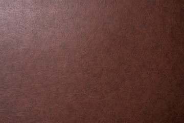 Brown leather texture. Close up