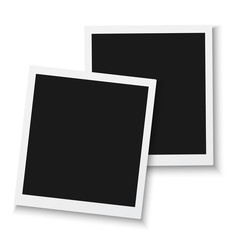 Illustration of Vector Photo Frame Mockup Isolated on a White Background