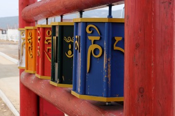 Иволгинский дацан, барабаны-хурдэ