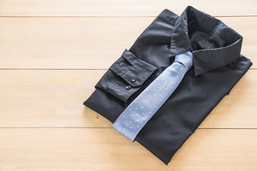 shirt with necktie