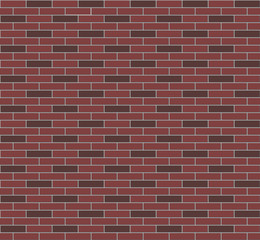 Texture of red brick masonry
