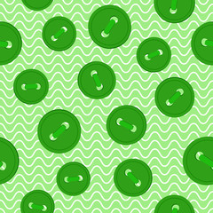 Vector seamless pattern in green colors. For thematic invitation, scrap paper, wallpaper, textile, fabric, web page, cover, etc.