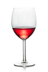 Red wine glass