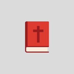 Obraz premium christianity icon flat design
