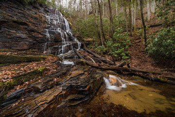 Rock Layers at Horsetrough Falls