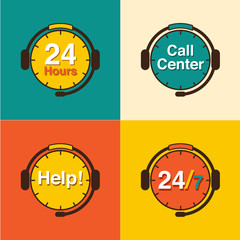 Call center concept in thin flat