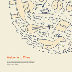 Welcome to China concept.