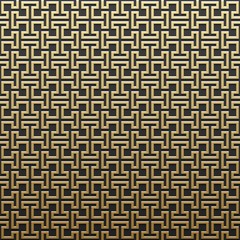 Golden metallic background with geometric pattern. Elegant luxury style.