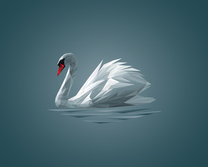 Low Poly Swan