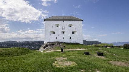 Fototapeta premium Kristiansten Fortress in Trondheim, Norway