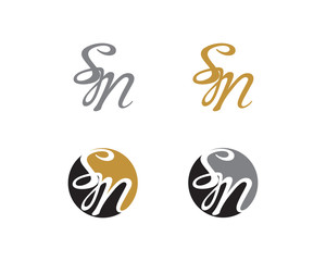 Letter S and M Logo Icon 1