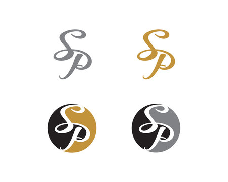 Letter S and P Logo Icon 1