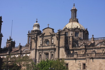 Obraz premium architecture de a cathédrale métropolitaine de Mexico