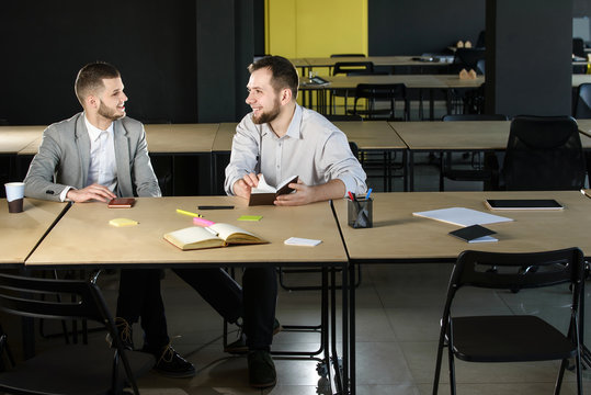 Two office creative workers