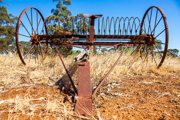 Alte landwirtschaftliche Geräte in New South Wales Australien