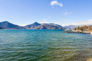 Lake Chuzenji in the Nikko Japan