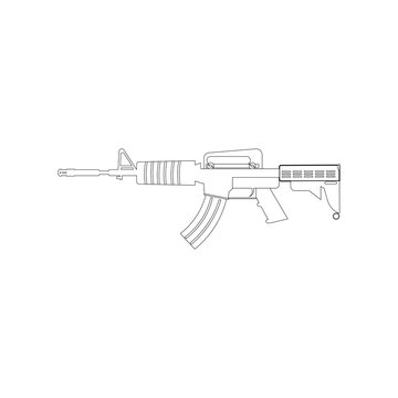 Automatic gun illustration