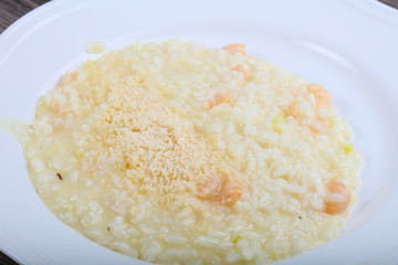 Risotto with prawn