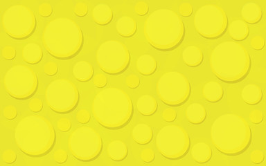 Fondo de patrón de círculos amarillos - 143940673