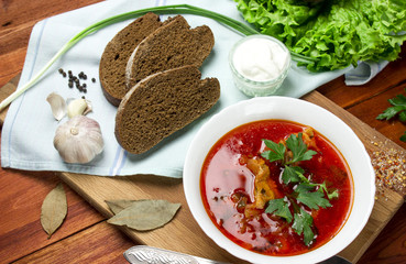 beetroot soup, borscht