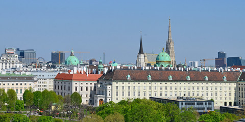 Fototapeta na wymiar Wien, Ringstraße, Panorama