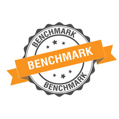 Benchmark stamp illustration