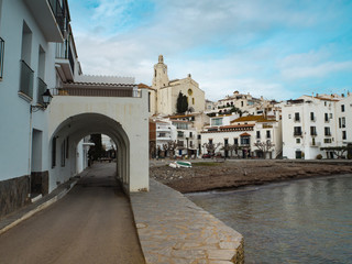 Cadaqués, Girona, España, de vacaciones en Febrero de 2017
