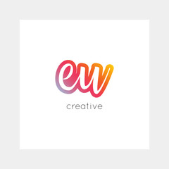 EU logo, vector. Useful as branding symbol, app icon, alphabet element, clip-art.
