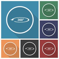 Button - Set - Schatten - 360 Grad VR