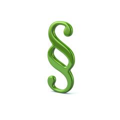 Green paragraph symbol