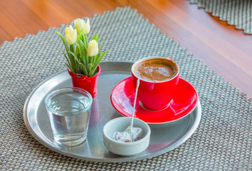 Turkish coffee and turkish delight