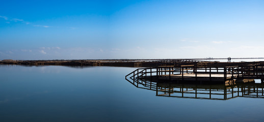 Obraz premium San Pedro del Pinatar es un municipio español de la Región de Murcia de gran atractivo turístico y ecológico. Vacaciones en Enero de 2017 