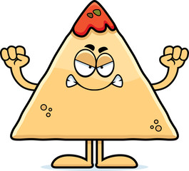 Angry Cartoon Chips and Salsa