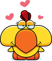 Cartoon Chicken Love