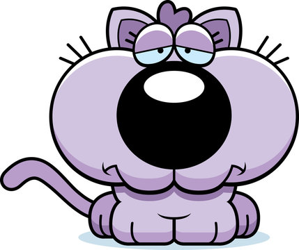 recommend clip art: Cartoon Sad Kitten