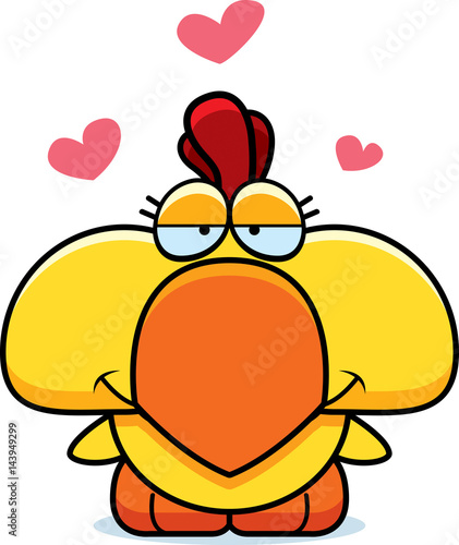 "Cartoon Chicken Love" Stock image and royalty-free vector files on ...
