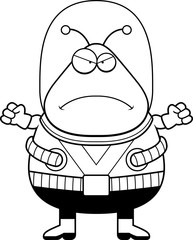 Angry Cartoon Alien