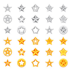 Golden and Silver Stars