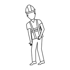 construction worker avatar character