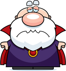 Cartoon Sad Wizard