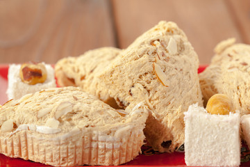 traditional eastern desserts on the table