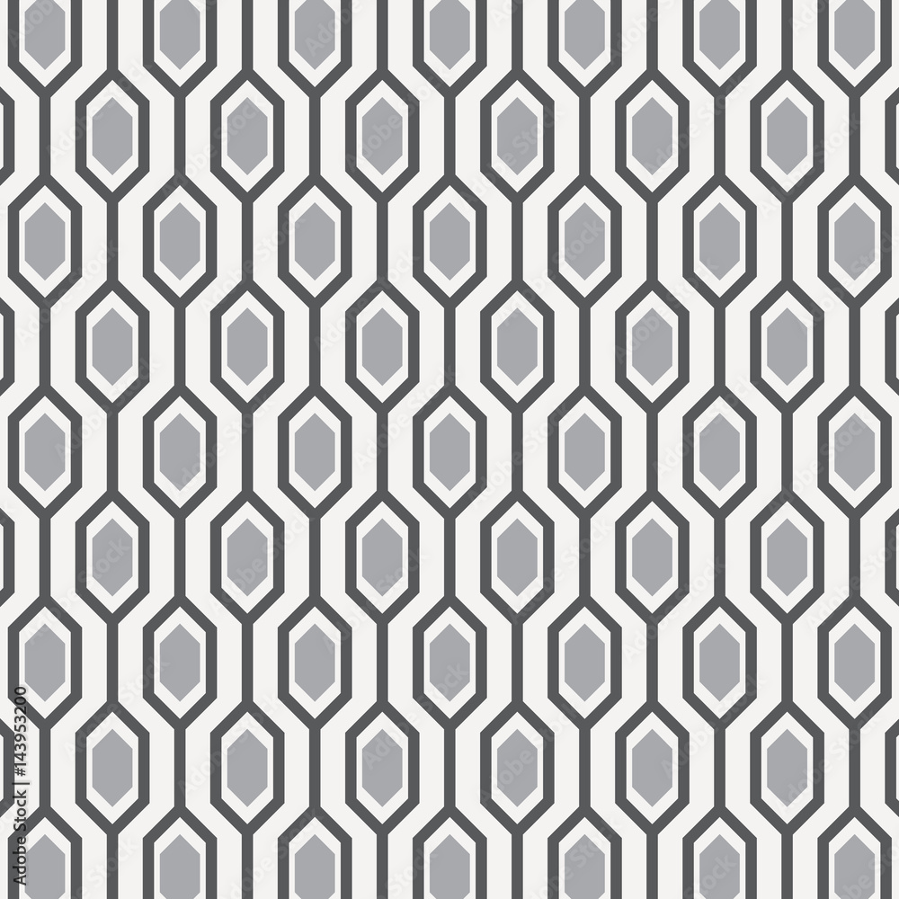 Wall mural vintage vector pattern. stylish texture with repeating geometric shapes. pattern is on swatch panel