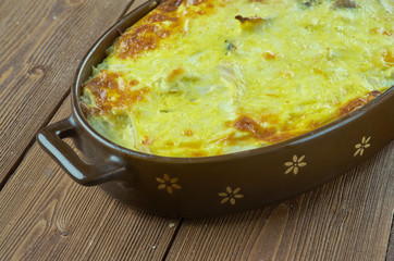 Southwest Chicken Enchilada Casserole